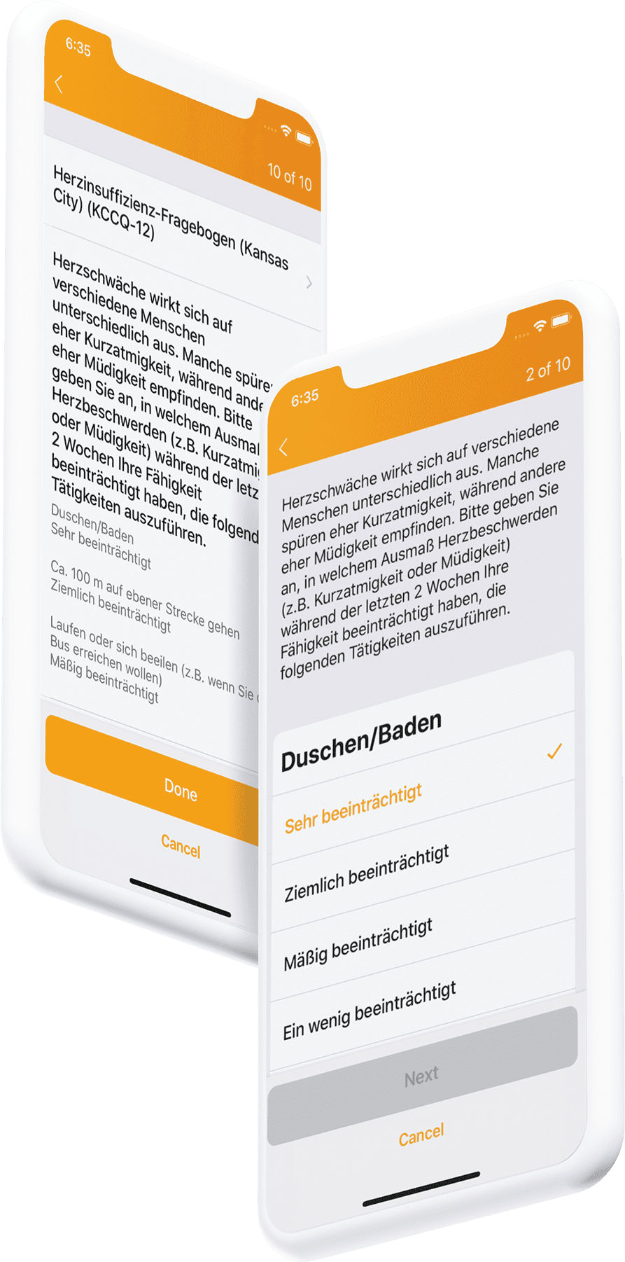 phellow - ePRO Forms View